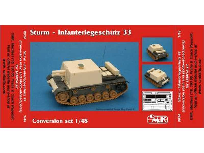 Sturm - Infanteriegeschutz 33 - conversion set for Tamiya - image 1