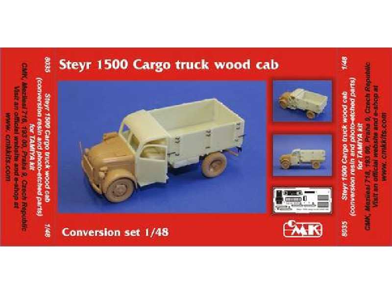 Steyr 1500 Cargo truck wood cab - conversion set for Tamiya - image 1