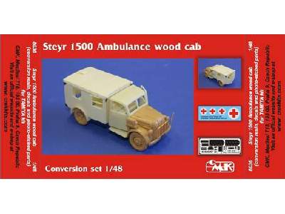 Steyr 1500 Ambulance wood cab - conversion set for Tamiya - image 1