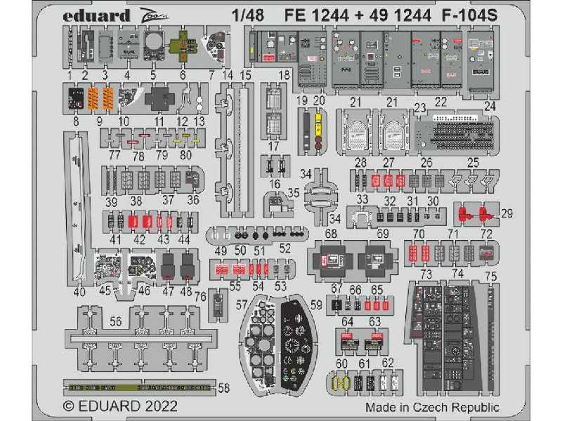 F-104S 1/48 - Kinetic - image 1