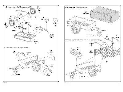 WW II US. Cargo Trailer Ben Hur  Full resin kit 1/48 - image 2