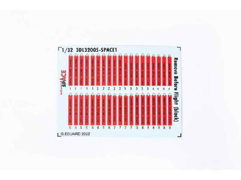 Remove Before Flight (black) SPACE 1/32 - image 1