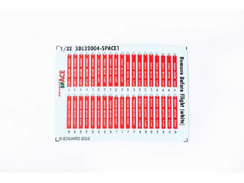 Remove Before Flight (white) SPACE 1/32 - image 1