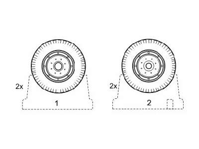 Quad Chevrolet 4x4 - wheels 10.5x20 General Purpose (Dunlop) for - image 1