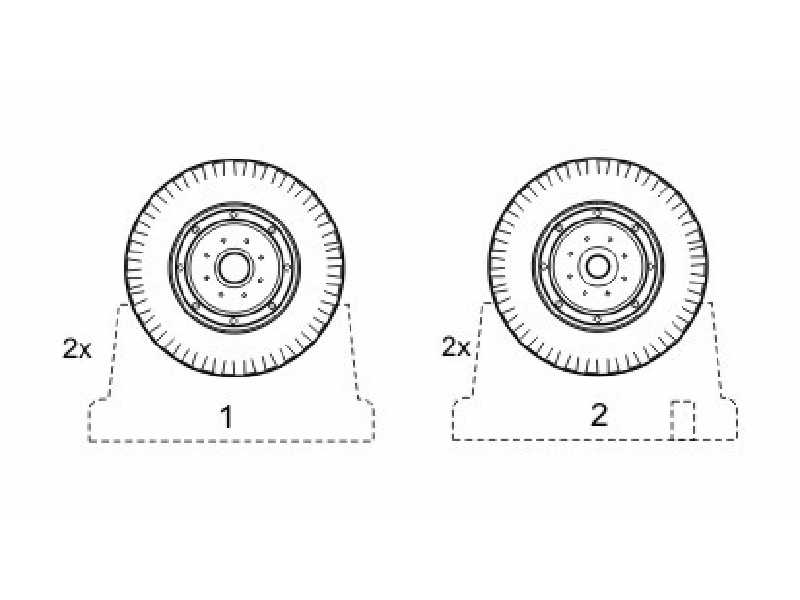 Quad Chevrolet 4x4 - wheels 10.5x20 General Purpose (Dunlop) for - image 1