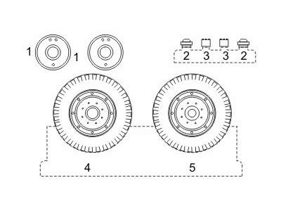 Quad Ford 4x4 - wheels 10.5x20 General Purpose (Dunlop) for Tami - image 1