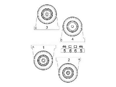 Quad Ford 4x4 - wheels 10.5x20 Cross Country (Firestone) for Tam - image 1