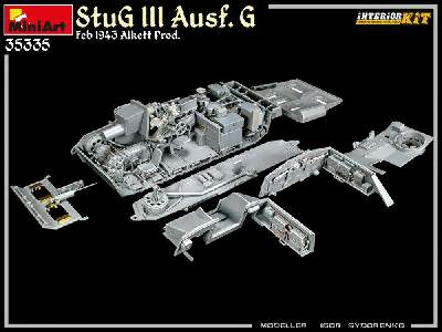 Stug Iii Ausf. G  Feb 1943 Alkett Prod. Interior Kit - image 136