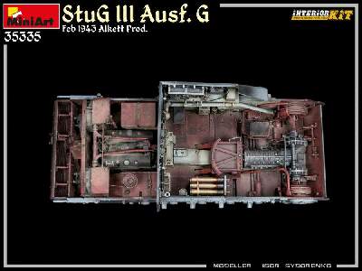 Stug Iii Ausf. G  Feb 1943 Alkett Prod. Interior Kit - image 144