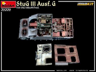 Stug Iii Ausf. G  Feb 1943 Alkett Prod. Interior Kit - image 147