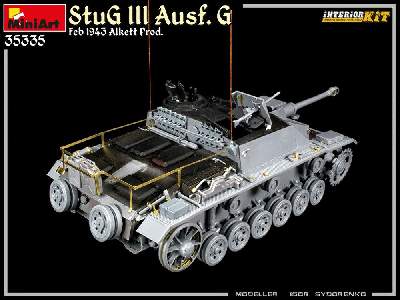 Stug Iii Ausf. G  Feb 1943 Alkett Prod. Interior Kit - image 157