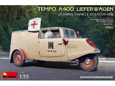 Tempo A400 Lieferwagen. German 3-wheel Delivery Van - image 1