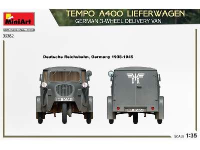 Tempo A400 Lieferwagen. German 3-wheel Delivery Van - image 7