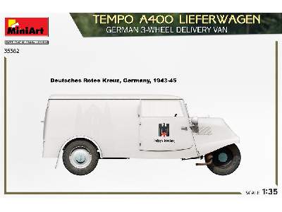 Tempo A400 Lieferwagen. German 3-wheel Delivery Van - image 8