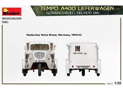 Tempo A400 Lieferwagen. German 3-wheel Delivery Van - image 9