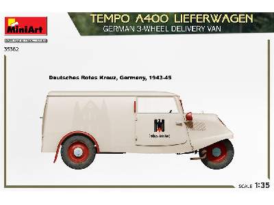 Tempo A400 Lieferwagen. German 3-wheel Delivery Van - image 10