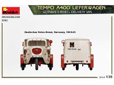Tempo A400 Lieferwagen. German 3-wheel Delivery Van - image 11