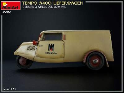 Tempo A400 Lieferwagen. German 3-wheel Delivery Van - image 24
