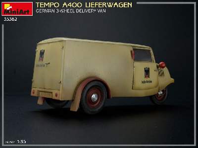 Tempo A400 Lieferwagen. German 3-wheel Delivery Van - image 25