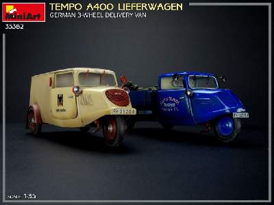 Tempo A400 Lieferwagen. German 3-wheel Delivery Van - image 26
