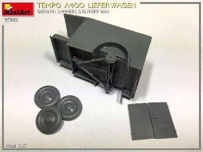 Tempo A400 Lieferwagen. German 3-wheel Delivery Van - image 34