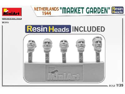 &#8220;market Garden&#8221; Netherlands 1944. Resin Heads - image 7