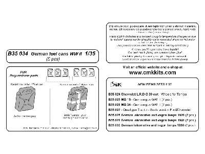 German fuel can WW II (6.pcs) - image 2