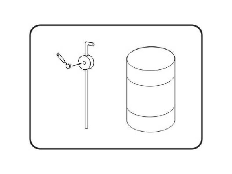 German hand pump and barrel - image 1