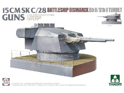 15 cm Sk C/28 Guns Battleship Bismarck Bb II/Stb II Turret - image 1
