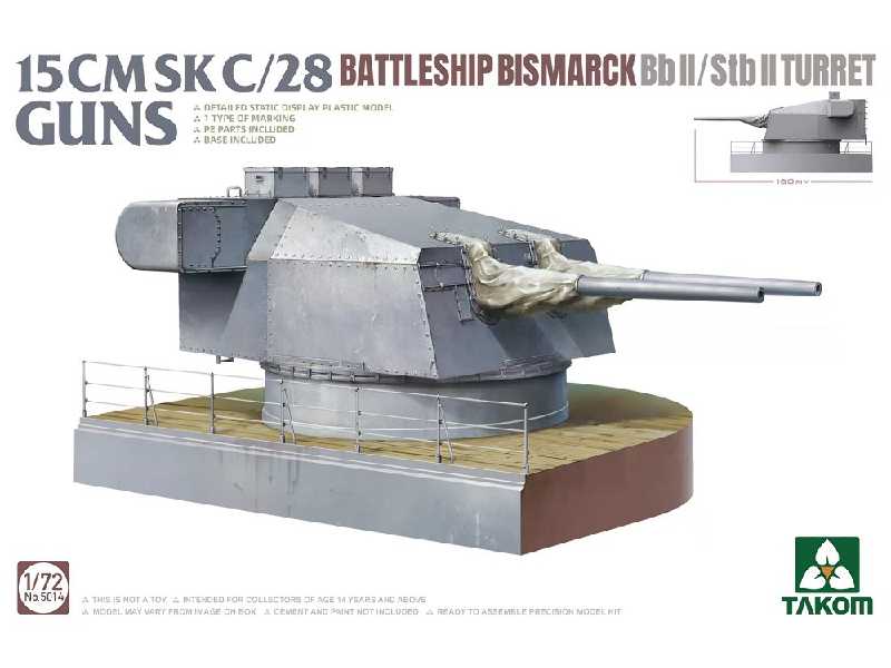 15 cm Sk C/28 Guns Battleship Bismarck Bb II/Stb II Turret - image 1