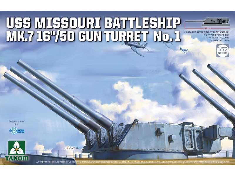 USS Missouri Battleship Mk.7 16"/50 Gun Turret No. 1 - image 1