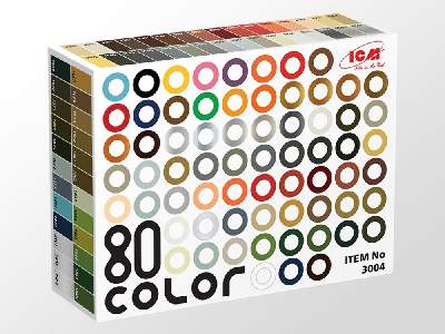 Set of 80 acrylic paints - image 1