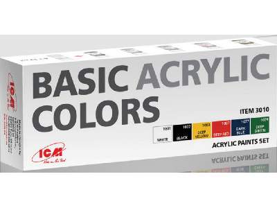 Basic Acrylic Colors - paint set - image 1