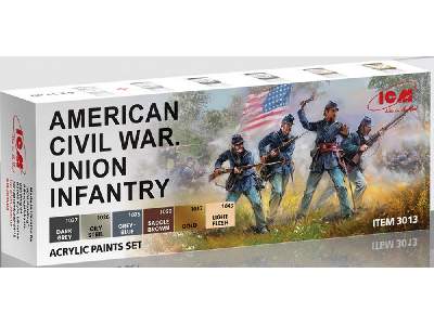 American Civil War Union Infantry - paint set - image 1