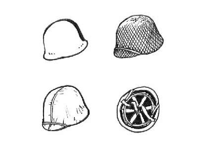 US WW II Helmets (6 pcs) - image 1