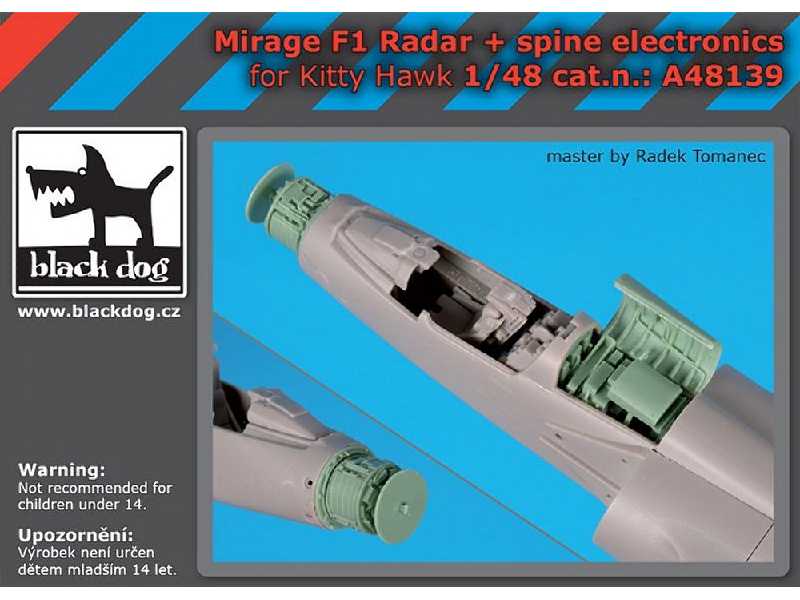Mirage F1 Radar + Spine Electronic For Kitty Hawk - image 1