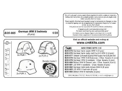 German WW II Helmets (6 pcs) - image 2