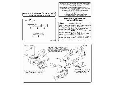 Jagdpanzer 38 Hetzer  Exhaust and eqipment for Tamiya kit - image 2