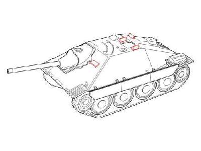 Jagdpanzer 38 Hetzer  Periscopes for Tamiya kit 1/48 - image 1