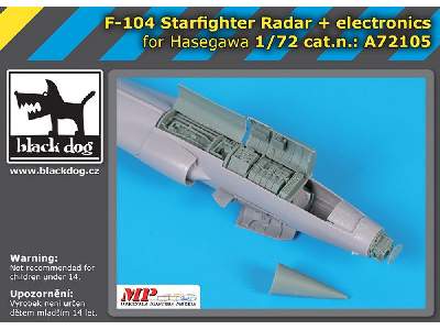 F-104 Starfighter Radar + Electronics For Hasegawa - image 1