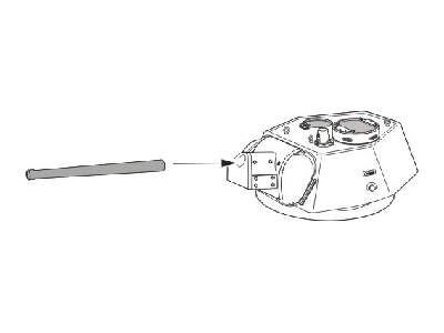 T-34/76  Metal Barrel for Hobby Boss / Tamiya 1/48 - image 2