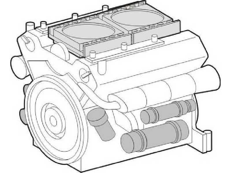 German Engine Maybach for Panther Ausf.A/D - image 1