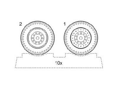 M26 Dragon Wagon wheels for Academy - image 1