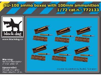 Su-100 Ammo Boxes With 100mm Ammunition - image 1