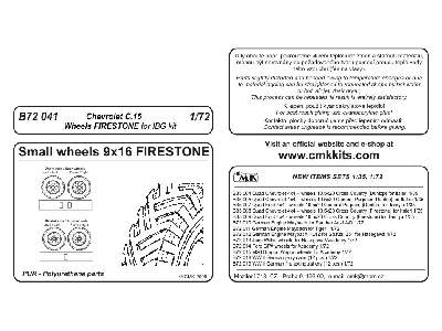 Chevrolet C.15 Firestone Wheels (IBG) - image 2