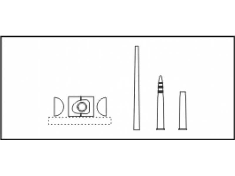 IS-1/IS-85 gun + mantlet + cartridges - image 1