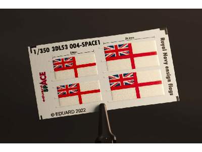 Royal Navy ensign flags SPACE 1/350 - image 2