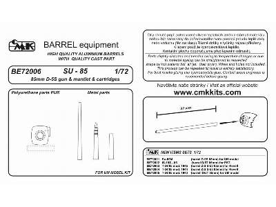 SU-85  gun + mantlet + cartridges - image 2