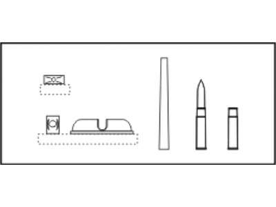 M4 Sherman 75mm M3 gun+mantlet+cartridge - image 1