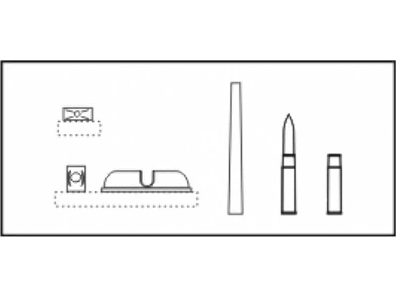 M4 Sherman 75mm M3 gun+mantlet+cartridge - image 1